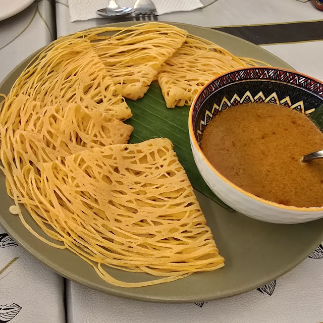 Roti Jala with Curry