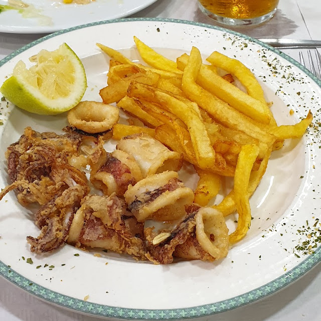 Calamar Avec Frites Maison