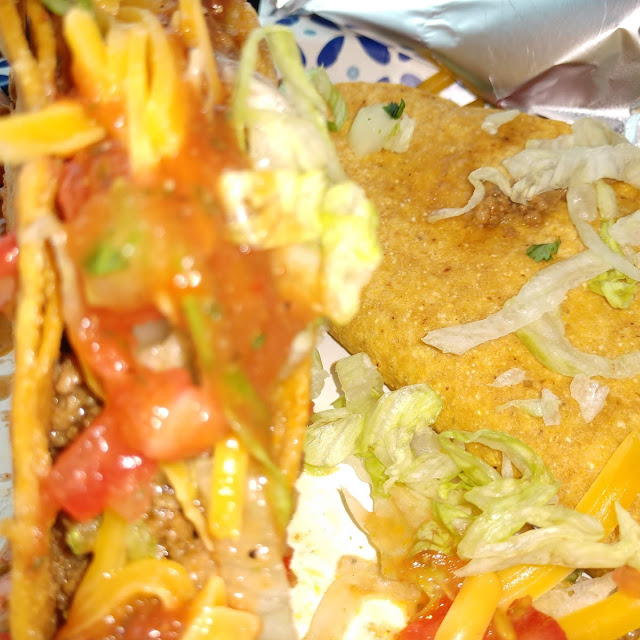 Crunchy Ground Beef Taco with Salsa