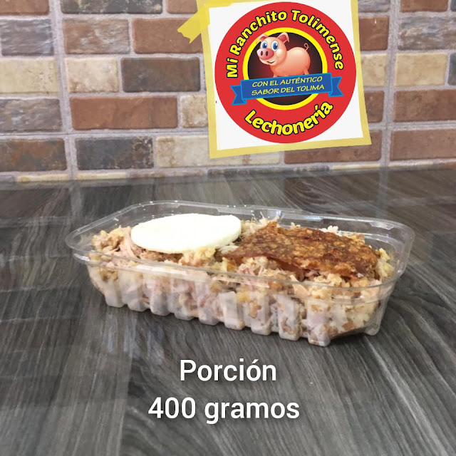 Porción de Lechona