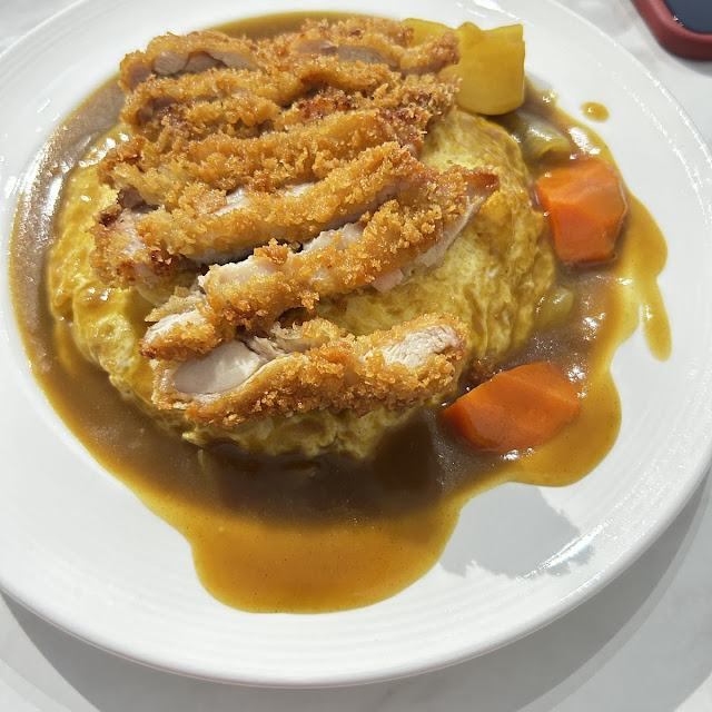 日式咖喱炸鸡扒饭 japanese curry fried chicken chop w rice