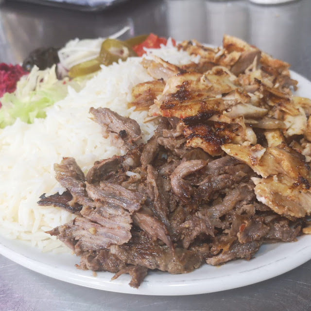 Meat Shawarma on Plate