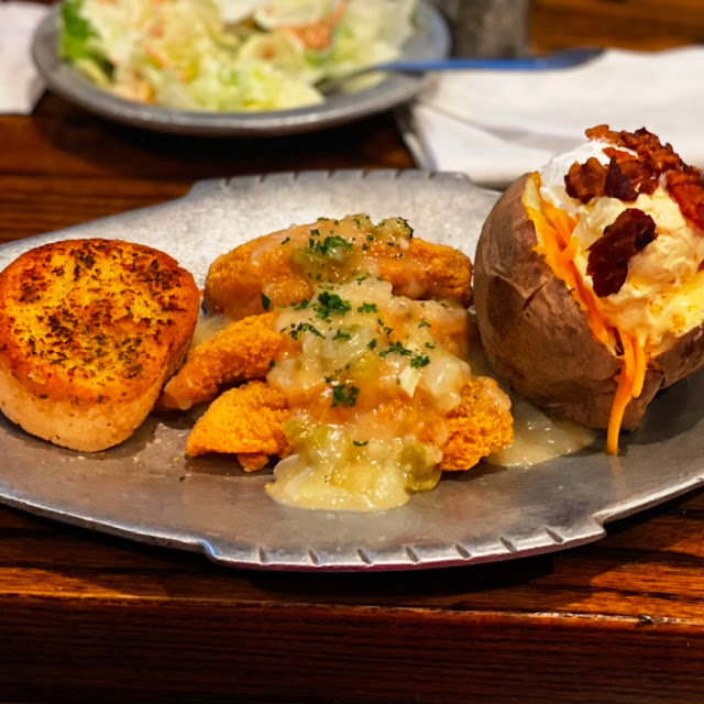 Seafood Stuffed Potato