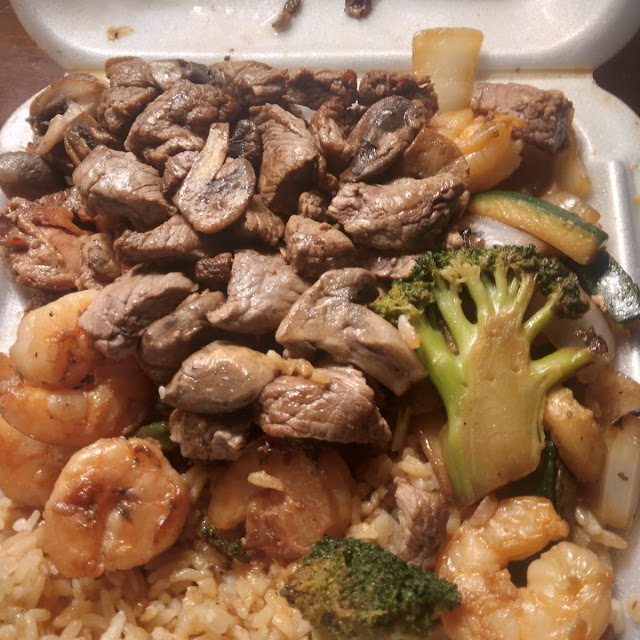 Hibachi Chicken and Shrimp
