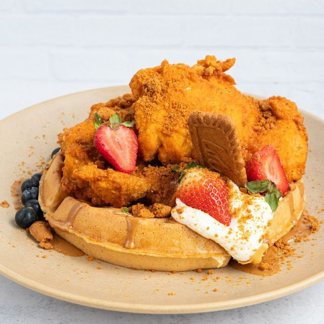 Chicken & Biscoff Waffles