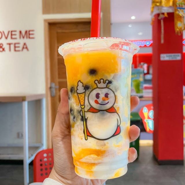 Creamy Mango Boba