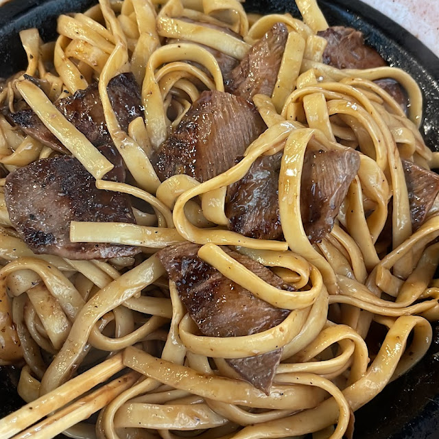 Beef Tongue Fettuccine