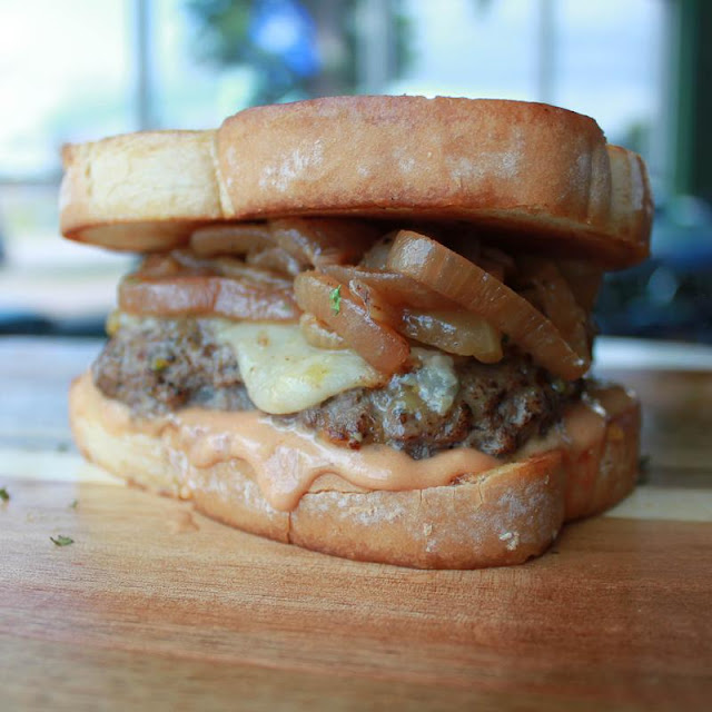Jimmy Jack Beef Melt Burger