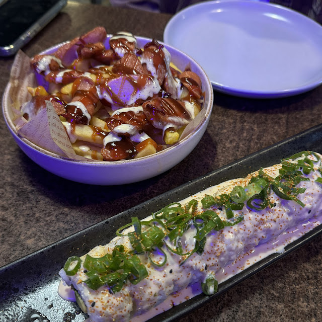 Salchipapa & Sushi Maki Acevichado