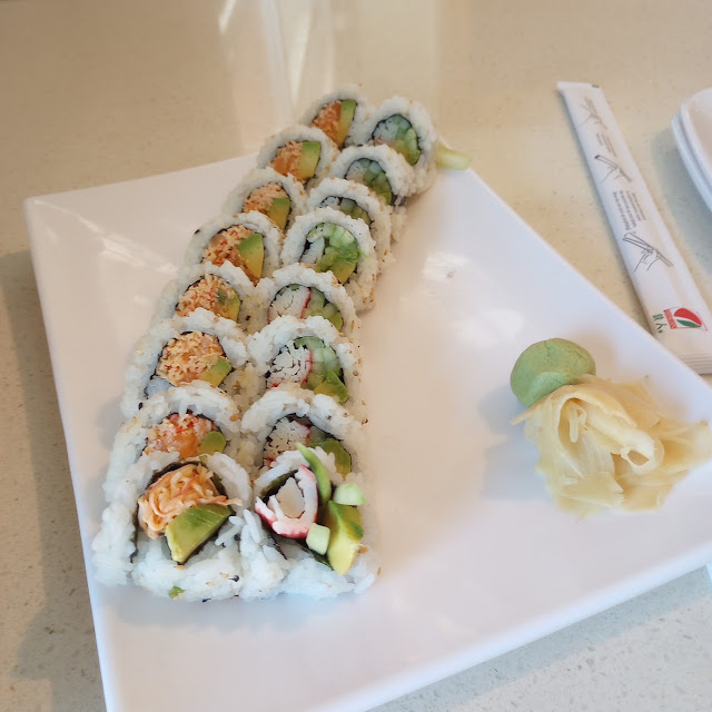California Roll and Salmon Roll
