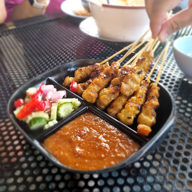 Pork Satay with Peanut Sauce