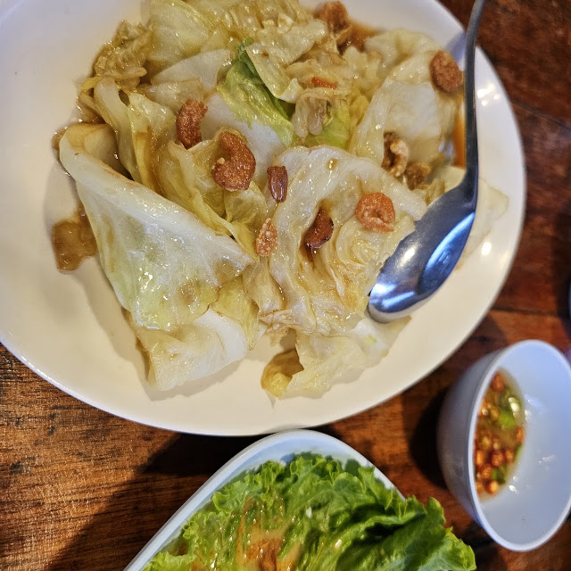 Stir Fried Cabbage with Fish Sauce