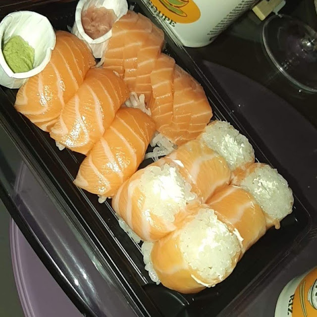 Sushis Saumon Maki Saumon Roll Cheese