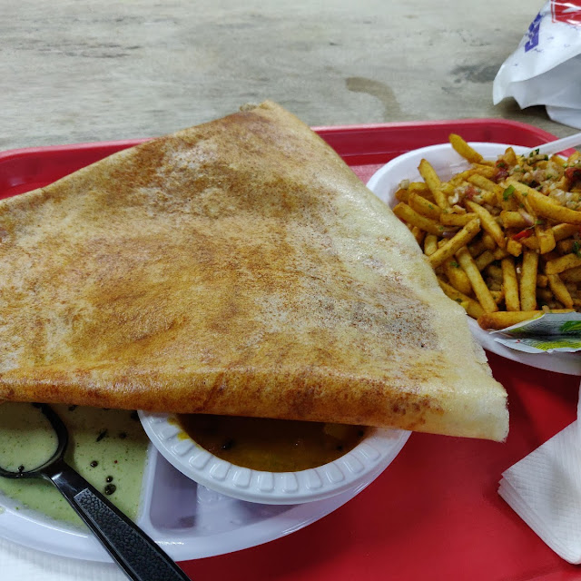Mysore Masala Dosa and Bombay Fries