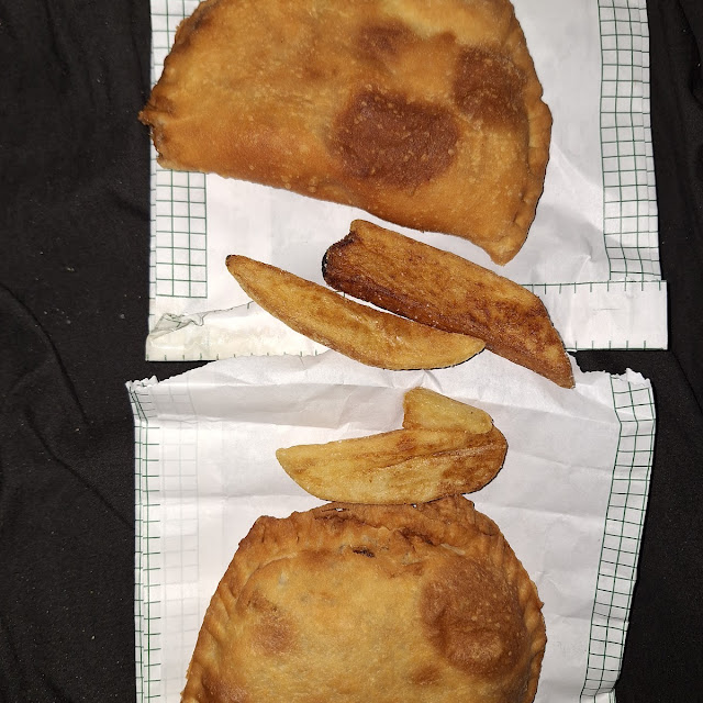 Cheesy Beef Empanada & Devil Crab Empanadas