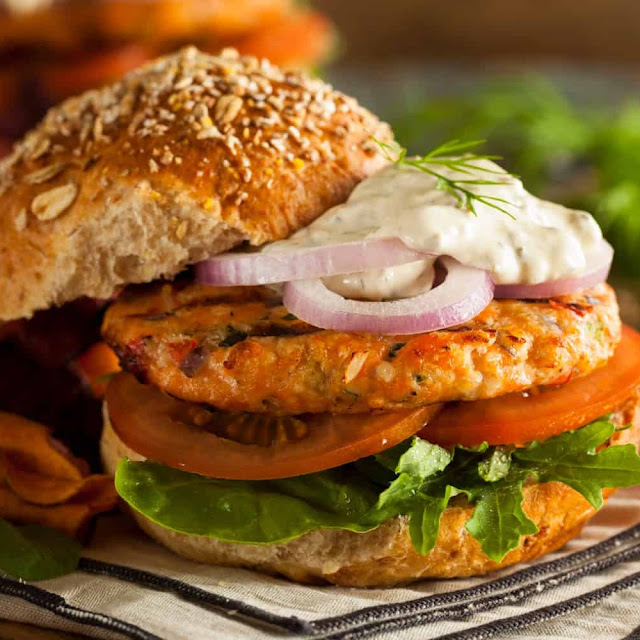 Salmon Burger