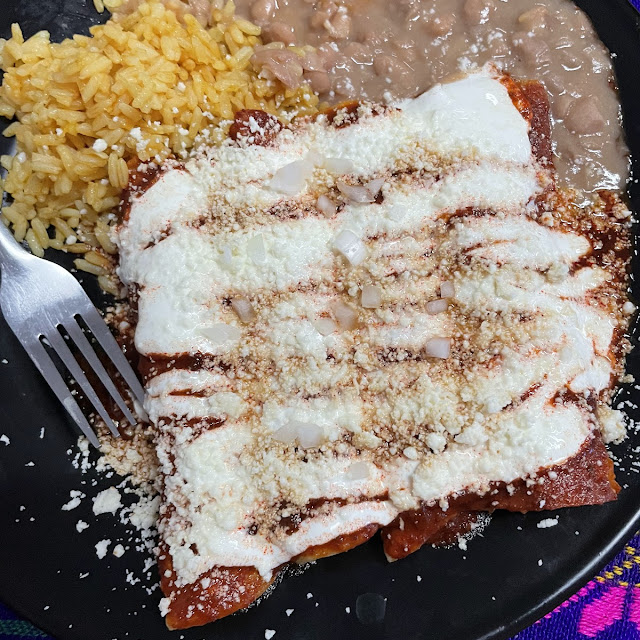 Enchiladas Rojas x3plate