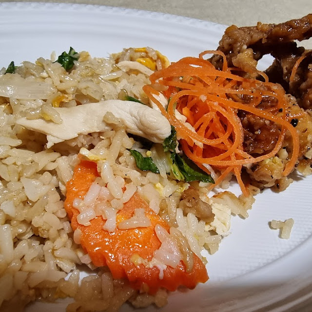 Chicken Fried Rice and Soft Shell Crab