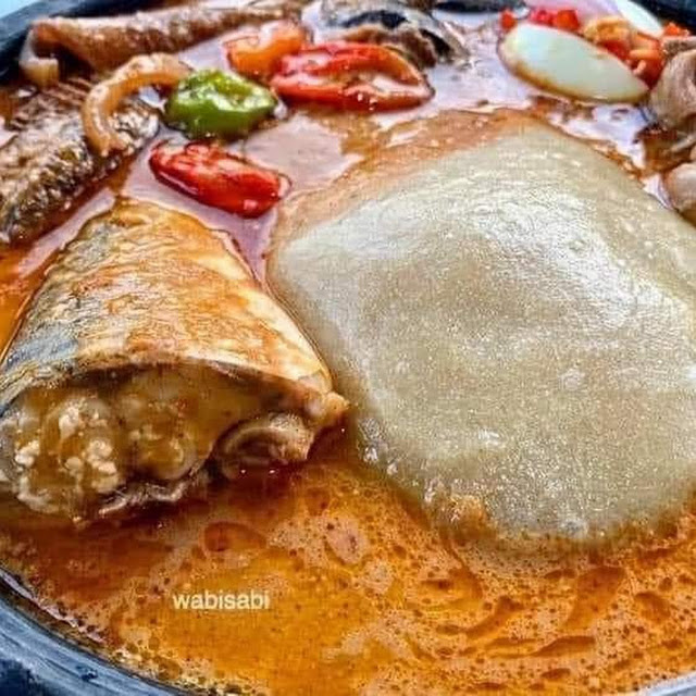 Fufu with Groundnut Soup