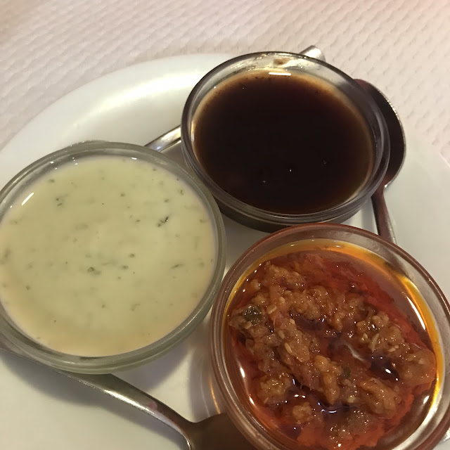 Molho Picante Molho Hortelã E Molho Agridoce