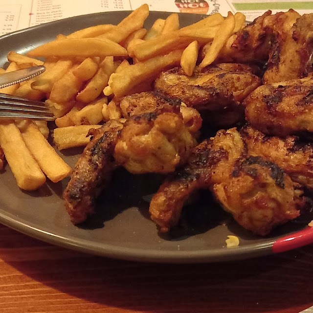 Chicken Wings and Fries