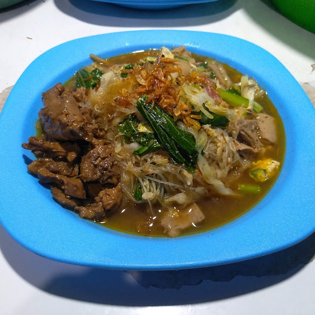 Bihun Rebus Ayam Loncat Baso