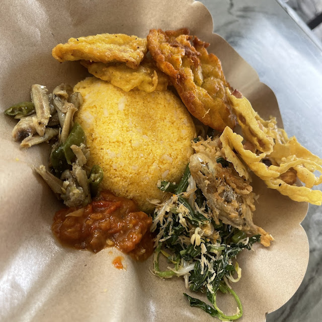 Nasi Jagung Urap