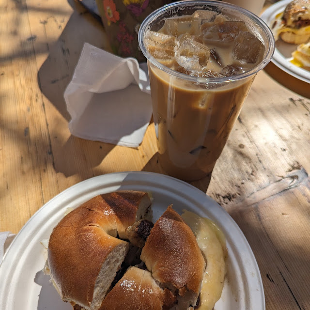 Sausage Egg and Cheese Bagel Sandwich