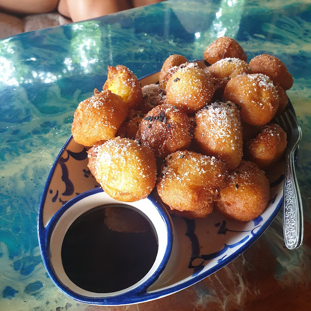 Fried Pineapple and Bananas