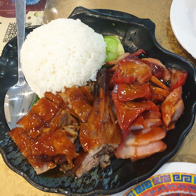 Pork Barbecue and Duck with Plain Rice