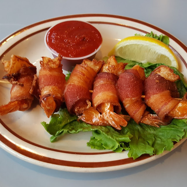 Bacon Wrapped Prawns