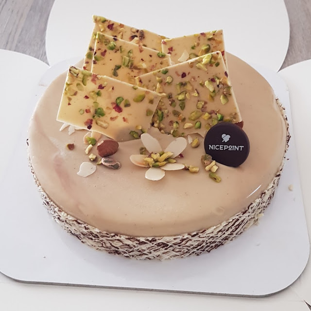 Torta Gelato Mandorla E Pistacchio