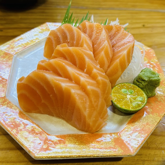 My Favorite Salmon Sashimi