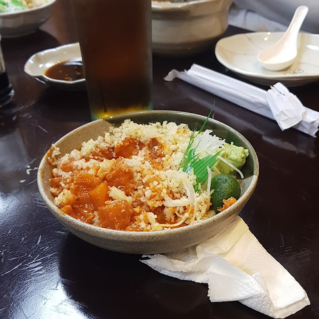 Spicy Salmon Sashimi