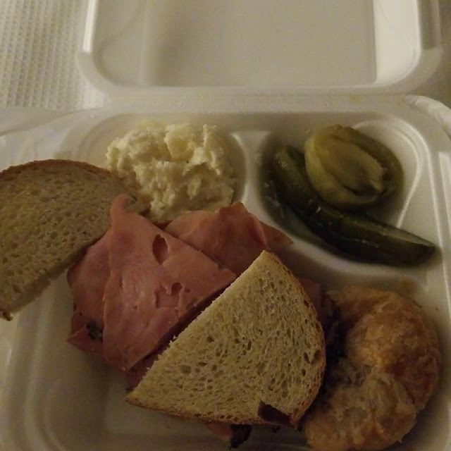 Turkey Pastrami Spicy Tomato and Potato Salad