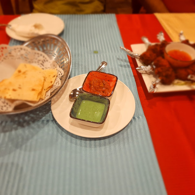 Papadom and Salads