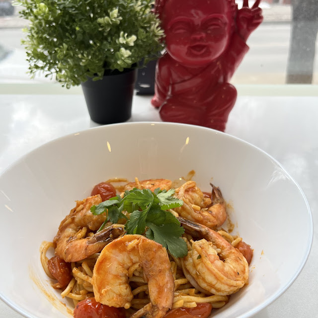 Shrimp Tom Yum Pasta