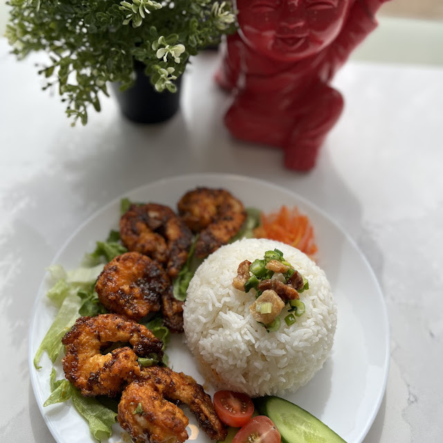 Com Cajun Prawns