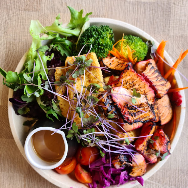 Vegan Poke Bowl Salmon