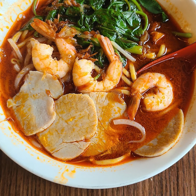 Prawn Mee Soup Spicy