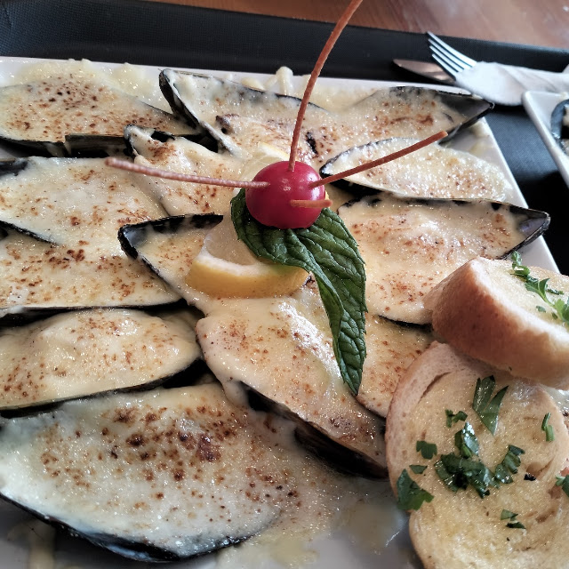 Moules Gratinées