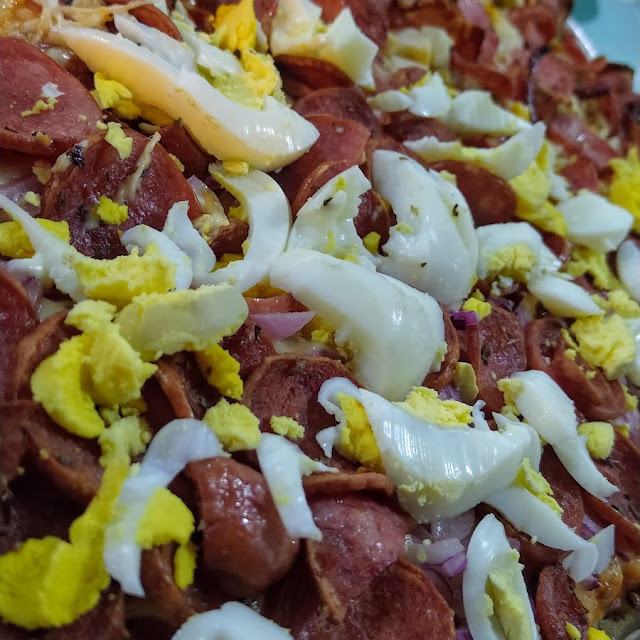 Pizza Portuguesa Moda da Casa Capixaba E Frango Com Catupiry