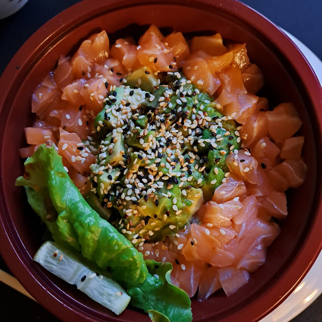 Chirashi Saumon Avocat Vinaigrette