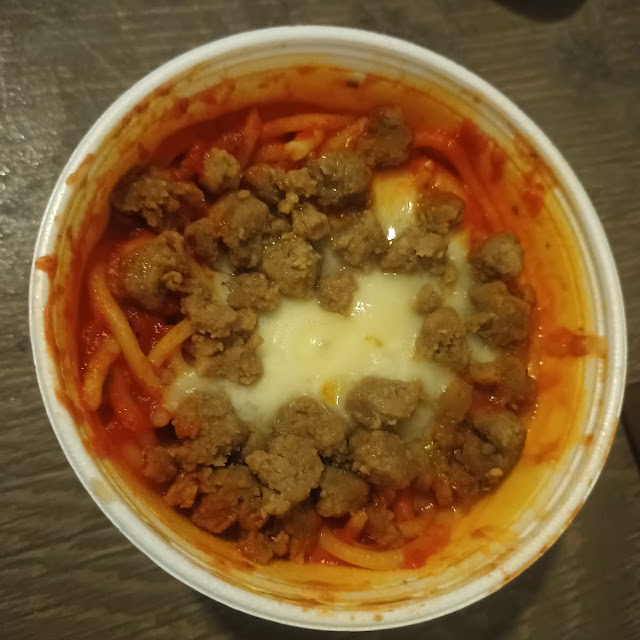 Spaghetti Con Salchicha Italiana