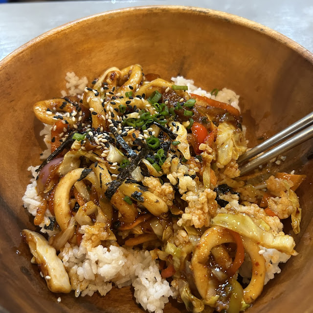 Sweet & Spicy Squid Bowl