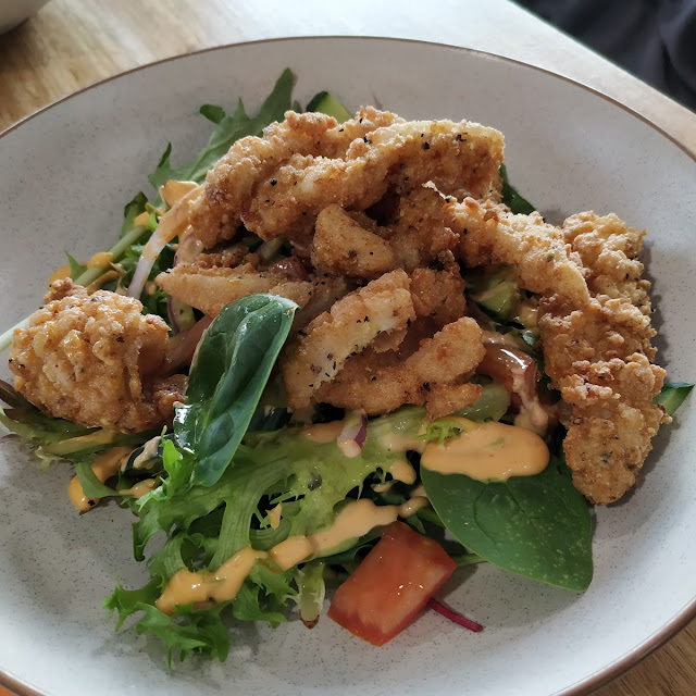 Salt and Pepper Calamari Salad