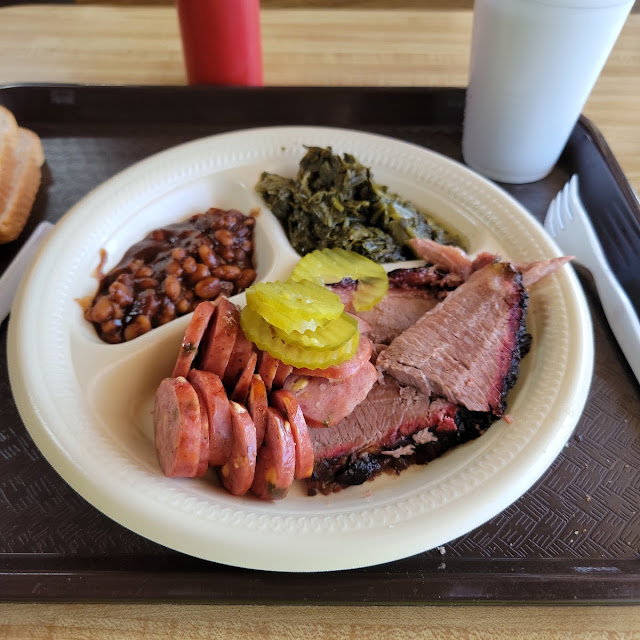 Brisket Baked Beans and Potato Salad