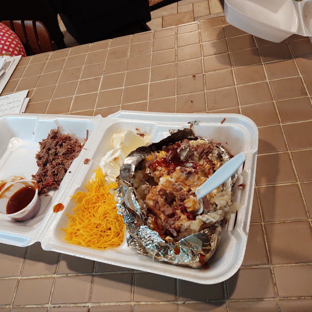 Baked Potato with Chopped Beef