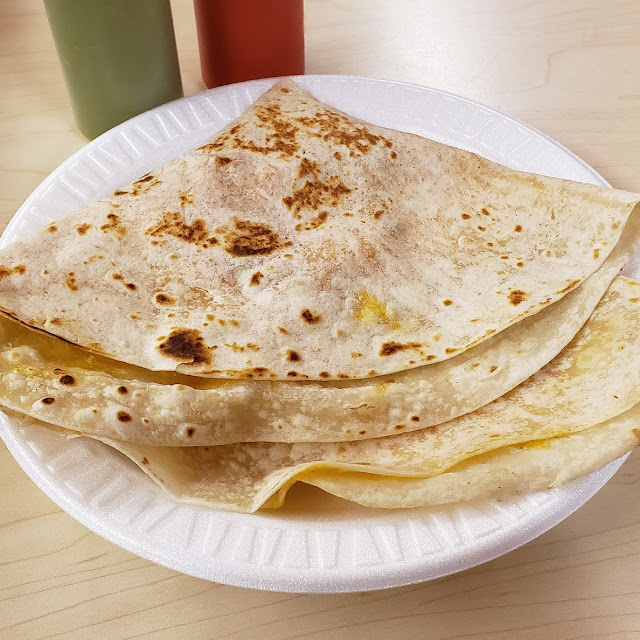 Cheese and Shredded Chicken Quesadilla