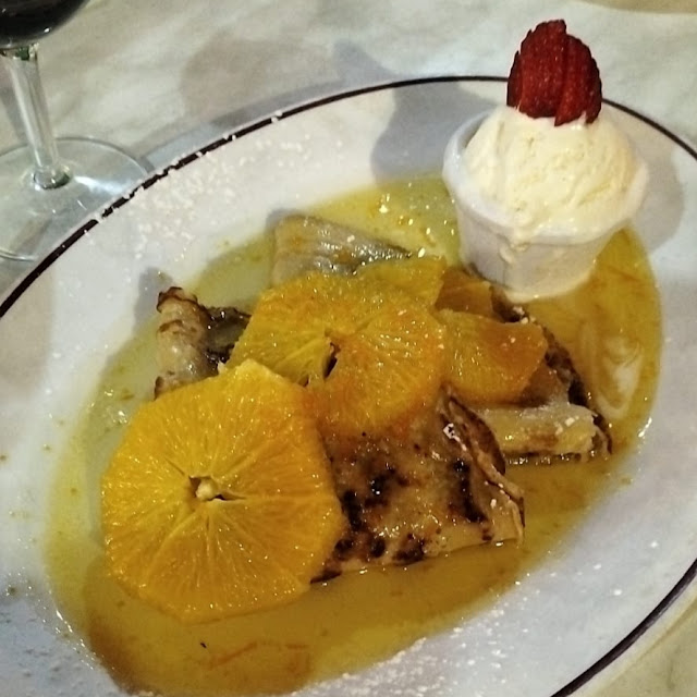 Crepe with Orange Sauce
